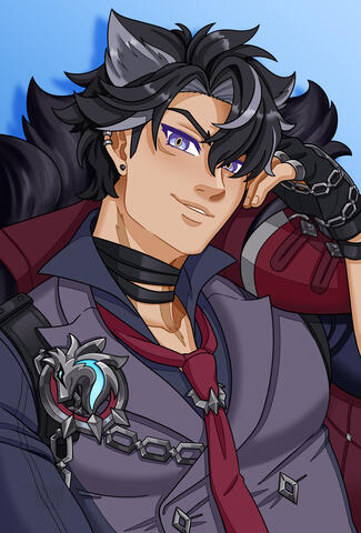 Wriothesley from Genshin Impact