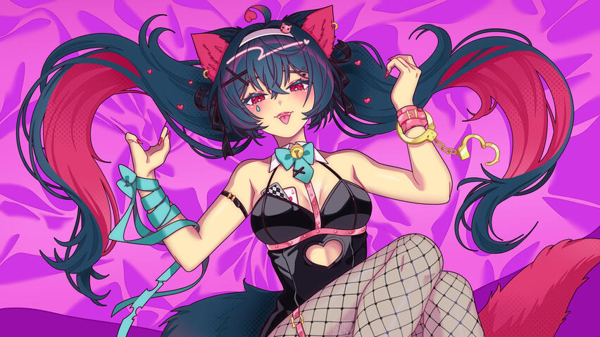 artwork inspired by the song "Rabbit Hole" by DECO*27