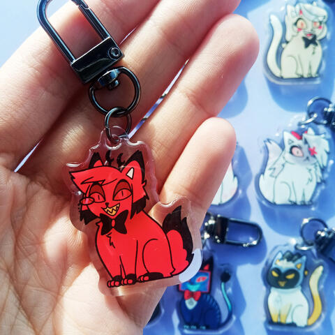 4cm acrylic charms
