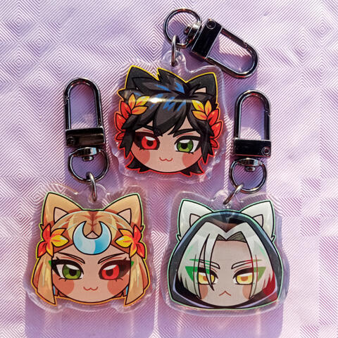 4cm acrylic charms
