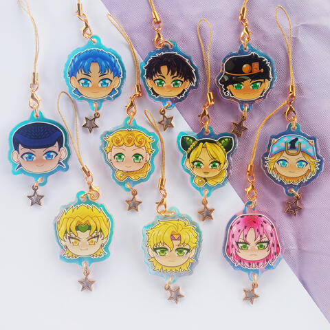 3,5cm acrylic phonecharms