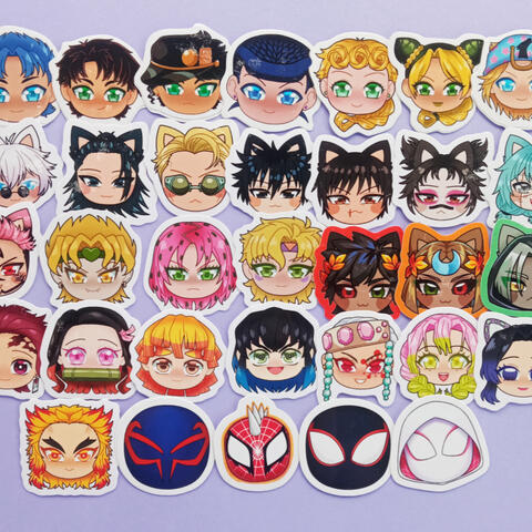 3,5cm vynil stickers