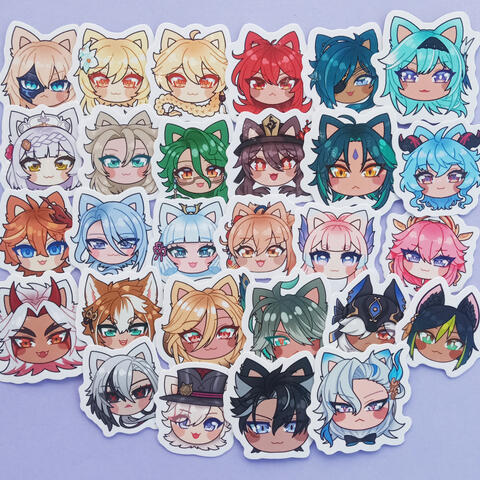 3,5cm vynil stickers