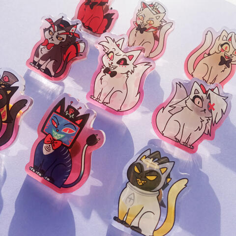 acrylic pins